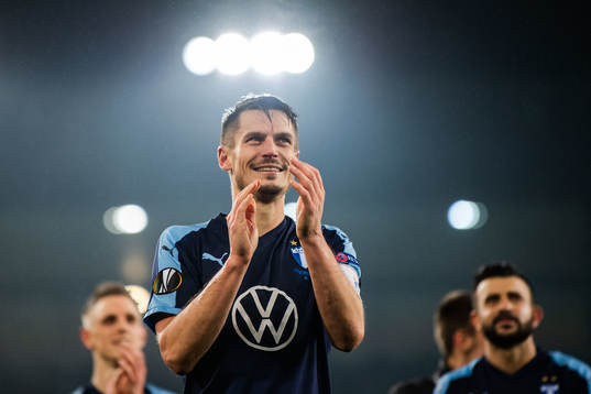 Markus Rosenberg of Malmö FF celebrate