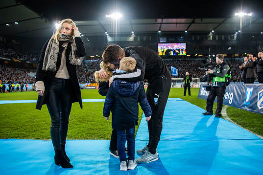 Markus Rosenberg with his family