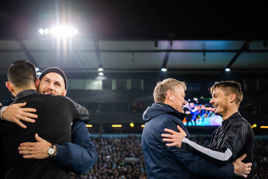 Åge Hareide and Markus Rosenberg