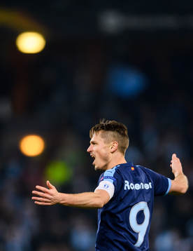 Markus Rosenberg of Malmö FF celebrates