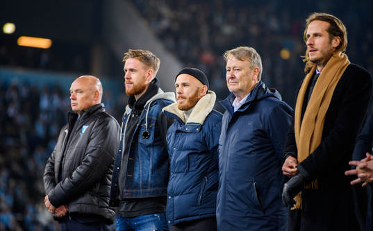 Uwe Rösler, Pontus Jansson, Magnus Eriksson, Åge Hareide