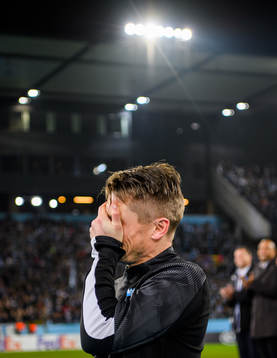 Markus Rosenberg of Malmö FF in tears
