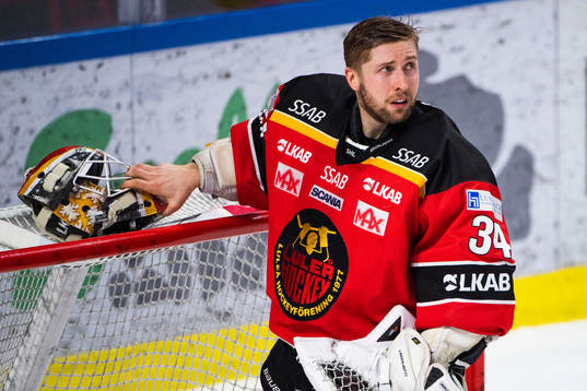 Luleås målvakt Joel Lassinantti