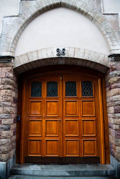 Exterior view of Zlatan Ibrahimovics Stockholm residence