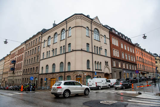 Exterior view of Zlatan Ibrahimovics Stockholm residence