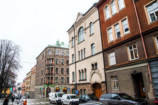 Exterior view of Zlatan Ibrahimovics Stockholm residence