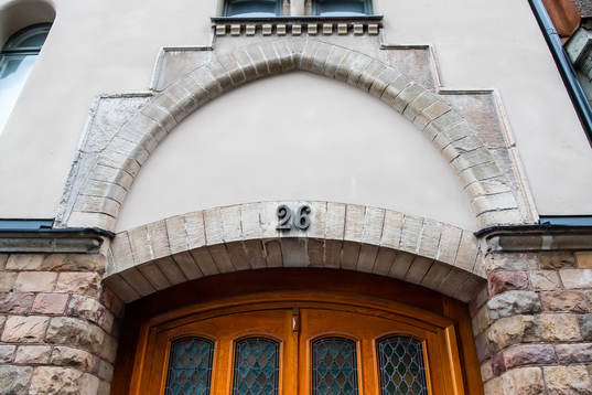 Exterior view of Zlatan Ibrahimovics Stockholm residence