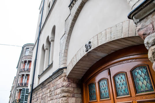 Exterior view of Zlatan Ibrahimovics Stockholm residence