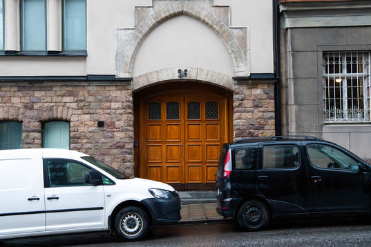 Exterior view of Zlatan Ibrahimovics Stockholm residence