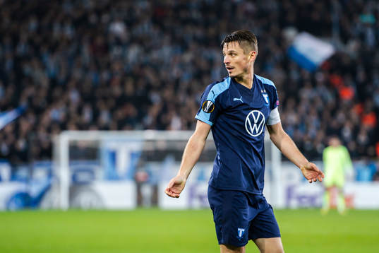 Markus Rosenberg of Malmö FF reacts