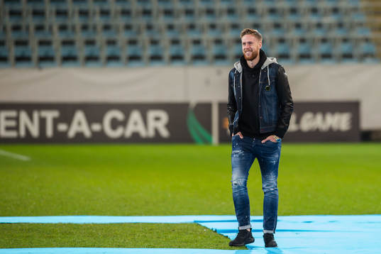 Pontus Jansson at the honoring of Markus Rosenberg of