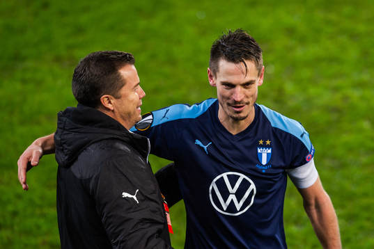 Daniel Andersson, head of sports and Markus Rosenberg of