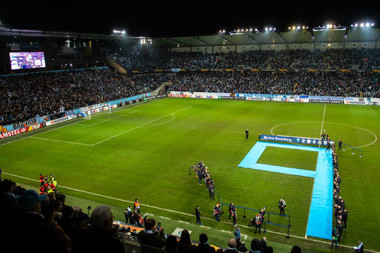 Markus Rosenberg of Malmö FF is honred