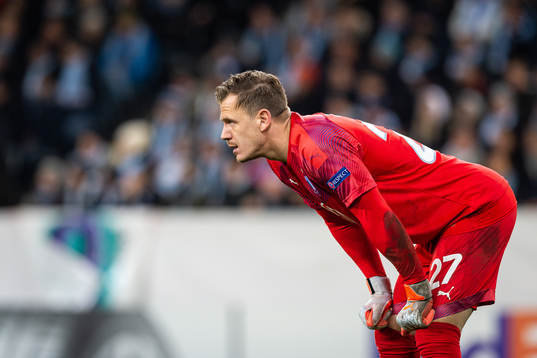 goalkeeper Johan Dahlin of Malmö FF
