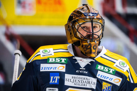 Södertäljes målvakt Justin Pogge