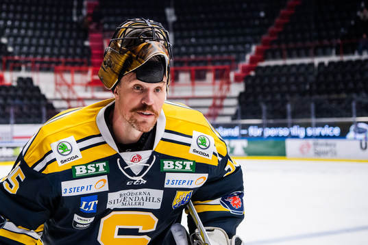 Södertäljes målvakt Justin Pogge