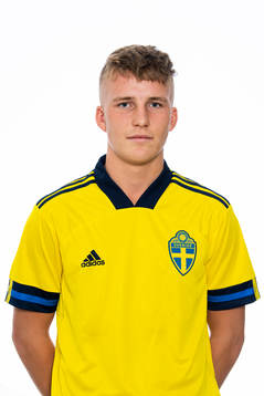Casper Widell i P16-landslaget