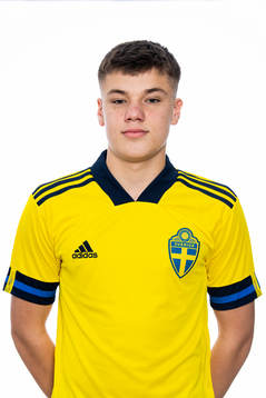 August Karlin i P16-landslaget