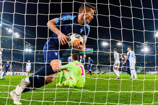 Markus Rosenberg of Malmö FF celebrates