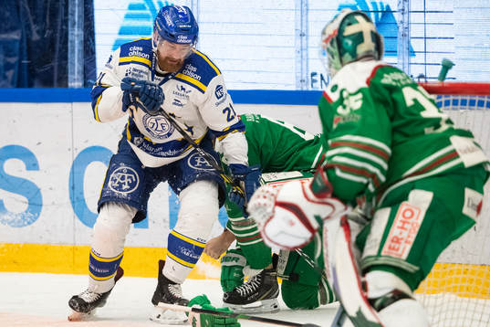 Leksands Mattias Ritola och Rögles Eric Gelinas