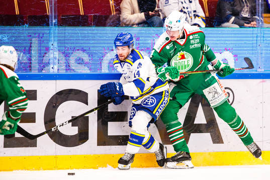 Leksands Oskar Lang och Rögles Adam Edström