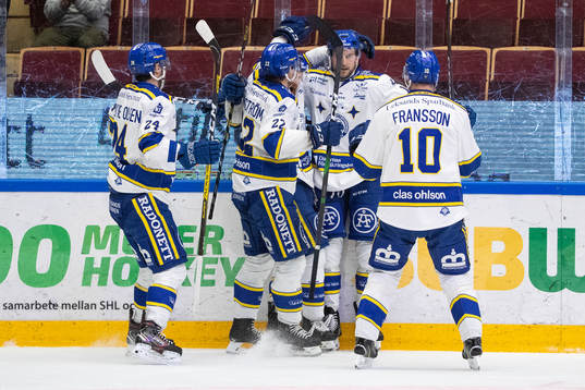 Leksands Daniel Gunnarsson jubel