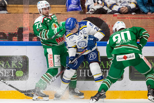 Rögles Daniel Zaar och Leksands Patrik Zackrisson