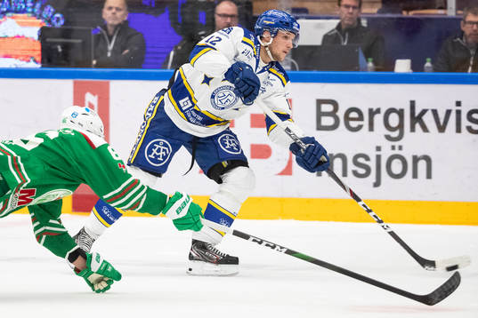 Leksands Fredrik Forsberg och Rögles Eric Gelinas