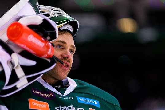 Färjestads målvakt Markus Svensson