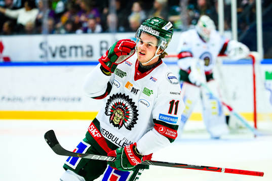 Frölundas Samuel Fagemo jublar
