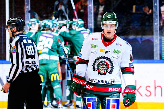 Frölundas Jacob Peterson deppar