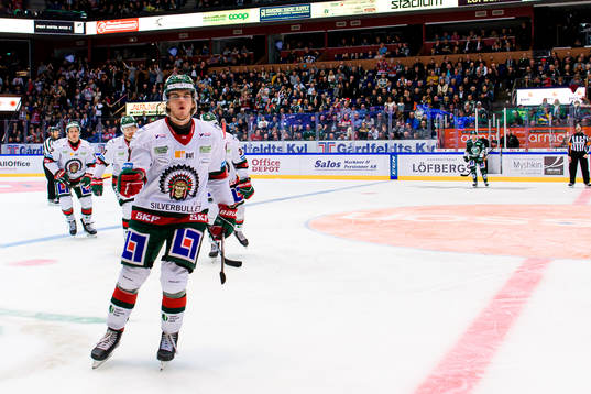 Frölundas Samuel Fagemo jublar