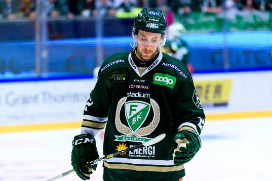 Färjestads Per Åslund deppar