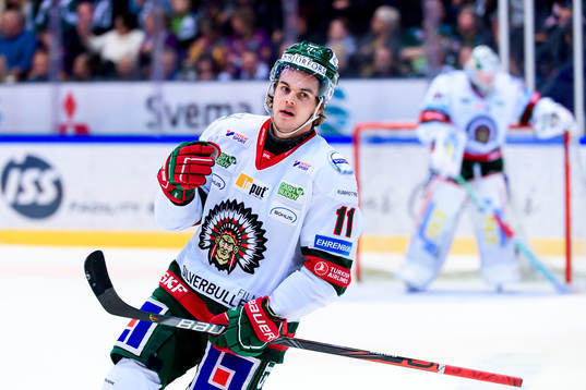 Frölundas Samuel Fagemo jublar