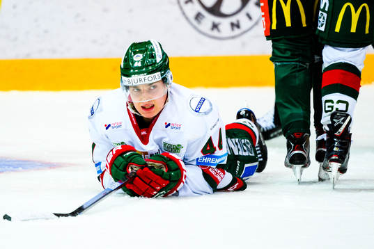 Frölundas Jacob Peterson deppar