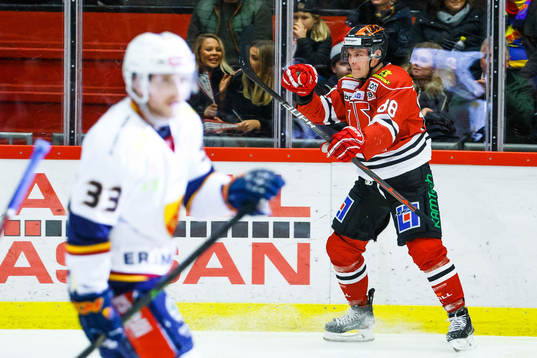 Örebros Joonas Rask jublar