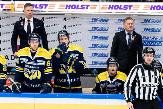 s tränare Stephan Lundh och assisterande tränare Nicklas