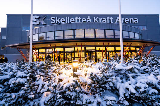 Skellefteås Kraft Arena exteriört
