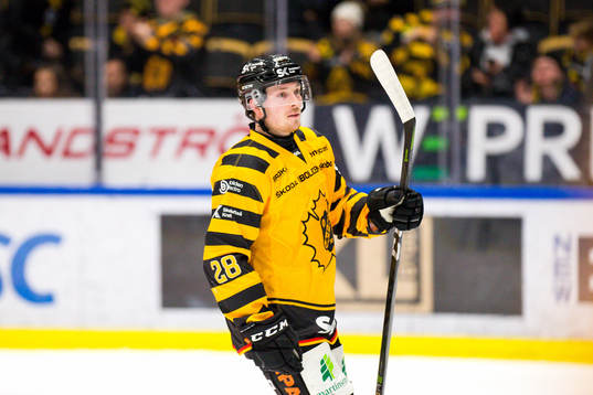 Skellefteås Jesper Frödén jublar