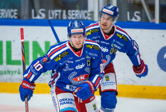 Oskarshamns Nicklas Heinerö jublar