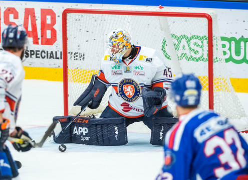 Växjös målvakt Viktor Andrén