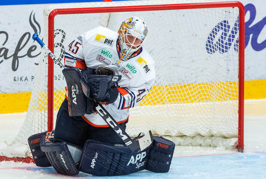 Växjös målvakt Viktor Andrén