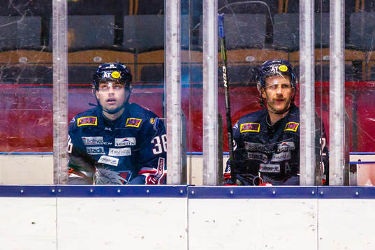 Linköpings Sebastian Karlsson och Filip Karlsson i