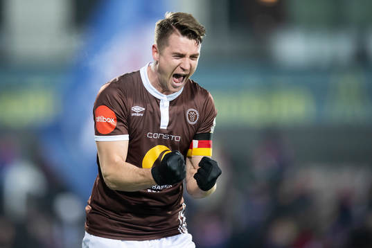 Christian Gauseth of Mjøndalen celebrates