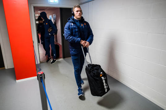 Benjamin Kallman of Viking arrives