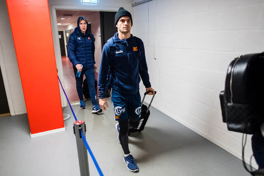 Kristian Thorstvedt and Ylldren Ibrahimaj of Viking arrives