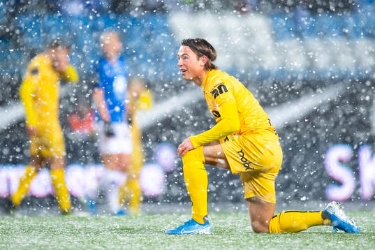 Patrick Berg of Bodø/Glimt looks dejected