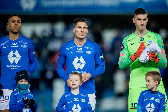 Mathis Bolly, Kristoffer Haugen and goalkeeper Andreas