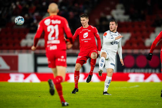 Christian Eggen Rismark of Brann and Benjamin Kallman of