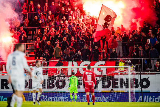 Spectators in the stands